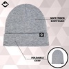 image:imageFunky Junque Baby Toddler amp Kids Beanie  Ultra Soft Stretchy Knit Winter Hat for Ages 010 Available in 3 SizesLight Grey