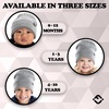 image:imageFunky Junque Baby Toddler amp Kids Beanie  Ultra Soft Stretchy Knit Winter Hat for Ages 010 Available in 3 SizesLight Grey