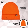 image:imageFunky Junque Baby Toddler amp Kids Beanie  Ultra Soft Stretchy Knit Winter Hat for Ages 010 Available in 3 SizesNeon Orange