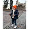 image:imageFunky Junque Baby Toddler amp Kids Beanie  Ultra Soft Stretchy Knit Winter Hat for Ages 010 Available in 3 SizesNeon Orange