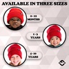 image:imageFunky Junque Baby Toddler amp Kids Beanie  Ultra Soft Stretchy Knit Winter Hat for Ages 010 Available in 3 SizesRed