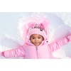 image:imageFunky Junque Baby Winter Beanie  Adorable Dual Pom Pom Fleece Lined Warm Infant Toddler HatPink