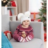 image:imageFunky Junque Baby Winter Beanie  Adorable Dual Pom Pom Fleece Lined Warm Infant Toddler HatWhite