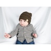 image:imageFunky Junque Baby Winter Hat  Cute Newborn Hats Cozy Warm Infant Beanie Soft Knit Stocking Stuffer for Babies 012 Months3 Pack NavyNew Olive  Heather Grey