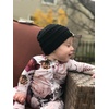 image:imageFunky Junque Baby Winter Hat  Cute Newborn Hats Cozy Warm Infant Beanie Soft Knit Stocking Stuffer for Babies 012 Months4 Pack BlackIvoryNavy  Heather Grey