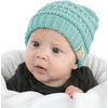 image:imageFunky Junque Baby Winter Hat  Cute Newborn Hats Cozy Warm Infant Beanie Soft Knit Stocking Stuffer for Babies 012 Months4 Pack IvoryMintBeige  Indi Pink