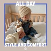 image:imageFunky Junque Baby Winter Hat  Cute Newborn Hats Cozy Warm Infant Beanie Soft Knit Stocking Stuffer for Babies 012 MonthsBeige