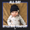 image:imageFunky Junque Baby Winter Hat  Cute Newborn Hats Cozy Warm Infant Beanie Soft Knit Stocking Stuffer for Babies 012 MonthsBlack