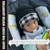 image:imageFunky Junque Baby Winter Hat  Cute Newborn Hats Cozy Warm Infant Beanie Soft Knit Stocking Stuffer for Babies 012 MonthsBuffalo Check  BlackWhite