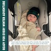 image:imageFunky Junque Baby Winter Hat  Cute Newborn Hats Cozy Warm Infant Beanie Soft Knit Stocking Stuffer for Babies 012 MonthsBuffalo Check  NavyGreen