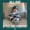 image:imageFunky Junque Baby Winter Hat  Cute Newborn Hats Cozy Warm Infant Beanie Soft Knit Stocking Stuffer for Babies 012 MonthsBuffalo Check  NavyGreen