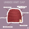 image:imageFunky Junque Baby Winter Hat  Cute Newborn Hats Cozy Warm Infant Beanie Soft Knit Stocking Stuffer for Babies 012 MonthsDark Rose