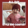 image:imageFunky Junque Baby Winter Hat  Cute Newborn Hats Cozy Warm Infant Beanie Soft Knit Stocking Stuffer for Babies 012 MonthsDark Rose