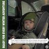 image:imageFunky Junque Baby Winter Hat  Cute Newborn Hats Cozy Warm Infant Beanie Soft Knit Stocking Stuffer for Babies 012 MonthsGarden Green