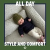 image:imageFunky Junque Baby Winter Hat  Cute Newborn Hats Cozy Warm Infant Beanie Soft Knit Stocking Stuffer for Babies 012 MonthsGarden Green