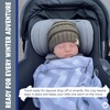 image:imageFunky Junque Baby Winter Hat  Cute Newborn Hats Cozy Warm Infant Beanie Soft Knit Stocking Stuffer for Babies 012 MonthsHeather Grey