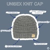 image:imageFunky Junque Baby Winter Hat  Cute Newborn Hats Cozy Warm Infant Beanie Soft Knit Stocking Stuffer for Babies 012 MonthsHeather Grey