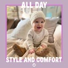 image:imageFunky Junque Baby Winter Hat  Cute Newborn Hats Cozy Warm Infant Beanie Soft Knit Stocking Stuffer for Babies 012 MonthsIvory