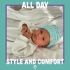 image:imageFunky Junque Baby Winter Hat  Cute Newborn Hats Cozy Warm Infant Beanie Soft Knit Stocking Stuffer for Babies 012 MonthsMint Green