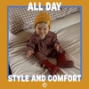 image:imageFunky Junque Baby Winter Hat  Cute Newborn Hats Cozy Warm Infant Beanie Soft Knit Stocking Stuffer for Babies 012 MonthsMustard