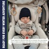 image:imageFunky Junque Baby Winter Hat  Cute Newborn Hats Cozy Warm Infant Beanie Soft Knit Stocking Stuffer for Babies 012 MonthsNavy Blue