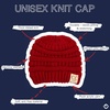 image:imageFunky Junque Baby Winter Hat  Cute Newborn Hats Cozy Warm Infant Beanie Soft Knit Stocking Stuffer for Babies 012 MonthsRed