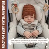 image:imageFunky Junque Baby Winter Hat  Cute Newborn Hats Cozy Warm Infant Beanie Soft Knit Stocking Stuffer for Babies 012 MonthsRust