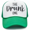 image:imageFunky Junque Bachelorette Trucker Hat for Women  Bride Squad Foam Mesh Cap Bridal Party FavorsThe Drunk One  Kelly GreenWhite