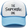 image:imageFunky Junque Bachelorette Trucker Hat for Women  Bride Squad Foam Mesh Cap Bridal Party FavorsThe Sarcastic One  Light BlueWhite