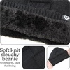 image:imageFunky Junque Basics Slouchy Beanie for Men  Warm Winter Fleece Lined Knit Slouch Hat Skull Cap Toboggan for Men amp WomenBlack