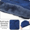 image:imageFunky Junque Basics Slouchy Beanie for Men  Warm Winter Fleece Lined Knit Slouch Hat Skull Cap Toboggan for Men amp WomenRoyal Blue