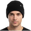 image:imageFunky Junque Basics Waffle Knit Winter Beanie  Warm Hats for Men amp Women Cozy Mens Beanies Durable Premium Toboggan HatBlack