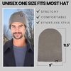 image:imageFunky Junque Basics Waffle Knit Winter Beanie  Warm Hats for Men amp Women Cozy Mens Beanies Durable Premium Toboggan HatLight Grey
