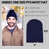 image:imageFunky Junque Basics Waffle Knit Winter Beanie  Warm Hats for Men amp Women Cozy Mens Beanies Durable Premium Toboggan HatNavy