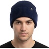 image:imageFunky Junque Basics Waffle Knit Winter Beanie  Warm Hats for Men amp Women Cozy Mens Beanies Durable Premium Toboggan HatNavy