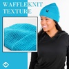 image:imageFunky Junque Basics Waffle Knit Winter Beanie  Warm Hats for Men amp Women Cozy Mens Beanies Durable Premium Toboggan HatTeal