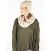 image:imageFunky Junque Beanie amp Infinity Scarf Gift Set  Matching Winter Accessories Sets for Women Soft Knit Hat and Scarf BundleBeige