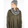 image:imageFunky Junque Beanie amp Infinity Scarf Gift Set  Matching Winter Accessories Sets for Women Soft Knit Hat and Scarf BundleHeather Grey