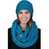 image:imageFunky Junque Beanie amp Infinity Scarf Gift Set  Matching Winter Accessories Sets for Women Soft Knit Hat and Scarf BundleTeal