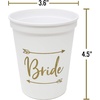 image:imageFunky Junque Bridal Bachelorette Party Cups  1 Bride White amp 23 Bride Tribe Black