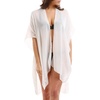image:imageFunky Junque Bridal Beach Cover Up for Women  Bachelorette Party Shawl Wedding Bride Cover Up WrapBride  White