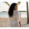 image:imageFunky Junque Bridal Beach Cover Up for Women  Bachelorette Party Shawl Wedding Bride Cover Up WrapBride  White