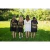 image:imageFunky Junque Bridal Beach Cover Up for Women  Bachelorette Party Shawl Wedding Bride Cover Up WrapBride Tribe  Black