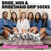 image:imageFunky Junque Bride Crew Socks Bachelorette Wedding Party Gift  Soft crewlength bride socks with chic bridal design for bachelorette parties spa days showers amp weddings6 Pack the Bride  Maid of Honor  4 Bridesmaid Confetti