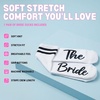 image:imageFunky Junque Bride Crew Socks Bachelorette Wedding Party Gift  Soft crewlength bride socks with chic bridal design for bachelorette parties spa days showers amp weddingsThe Bride White