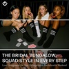 image:imageFunky Junque Bride Squad Crew Socks Bridal Party Bachelorette Squad Set  Cotton crewlength socks with white bride lettering for bachelorette parties bridal showers weddings amp squad keepsakesSquad  Black