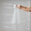 image:imageFunky Junque Bride to Be Veil Satin Tulle Bachelorette Headpiece  Doublelayered tulle veil with Bride To Be embroidery for bachelorette parties bridal showers photos amp keepsakesOversized Satin Bow W Ribbon Edge