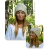 image:imageFunky Junque Chunky Knit Wool Beanie for Men and Women Warm Winter Hat Unisex Stretchable Cuffed Ski CapBeige