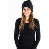 image:imageFunky Junque Chunky Knit Wool Beanie for Men and Women Warm Winter Hat Unisex Stretchable Cuffed Ski CapBlack