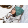 image:imageFunky Junque Chunky Knit Wool Beanie for Men and Women Warm Winter Hat Unisex Stretchable Cuffed Ski CapGreen